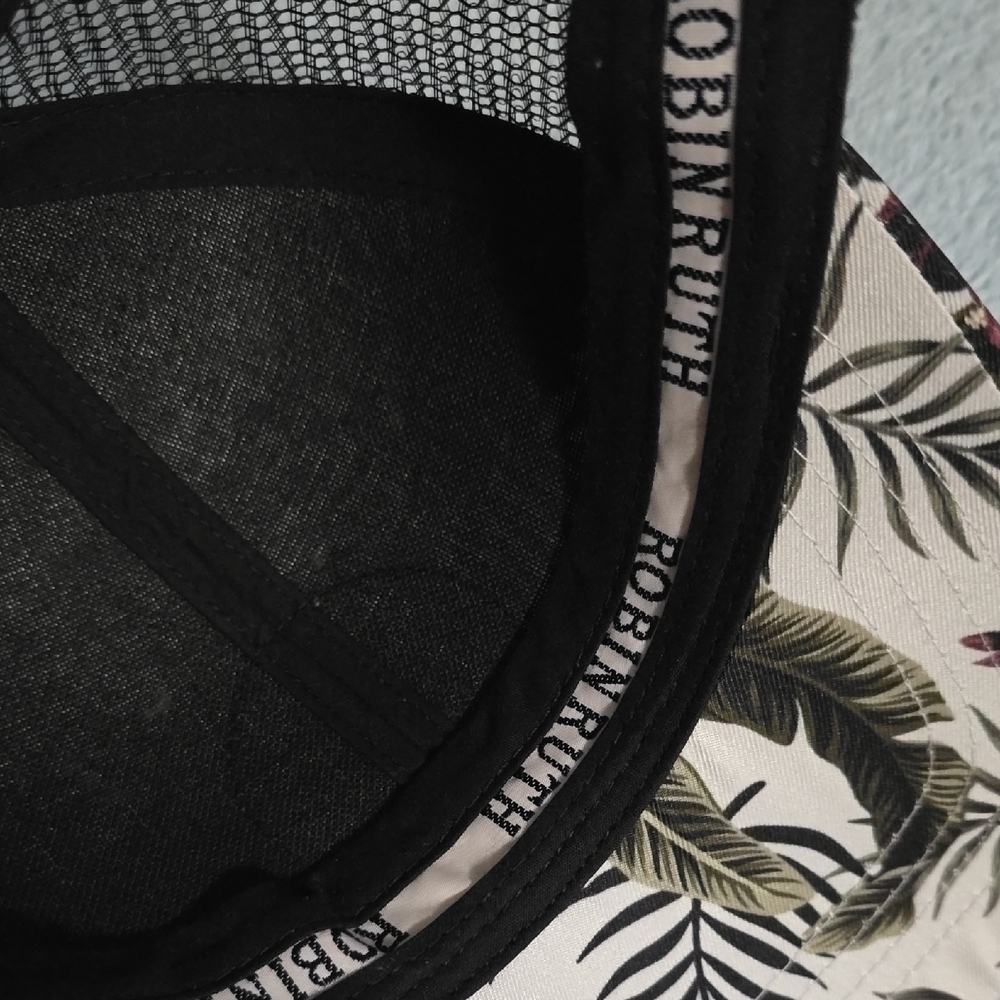 NWOT Unisex Robin Ruth Tropical Leaf Mesh Cap - Picture 5 of 8